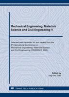 Mechanical Engineering, Materials Science and Civil Engineering V