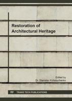Restoration of Architectural Heritage