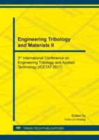 Engineering Tribology and Materials II