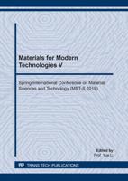 Materials for Modern Technologies V