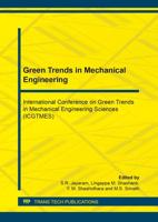 Green Trends in Mechanical Engineering