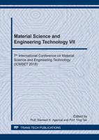 Material Science and Engineering Technology VII