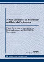 7th Asia Conference on Mechanical and Materials Engineering