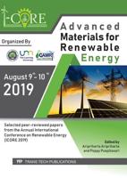 Advanced Materials for Renewable Energy