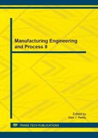 Manufacturing Engineering and Process II