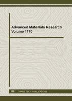 Advanced Materials Research Vol. 1170