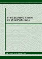 Modern Engineering Materials and Efficient Technologies