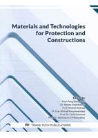 Materials and Technologies for Protection and Constructions