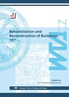 Rehabilitation and Reconstruction of Buildings, 23rd