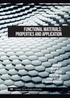 Functional Materials: Properties and Application