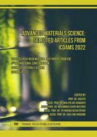 Advanced Materials Science: Selected Articles from ICoAMS 2022