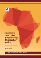 International Journal of Engineering Research in Africa Vol. 63
