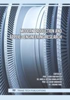 Modern Production and Applied Engineering Research