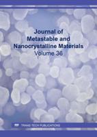 Journal of Metastable and Nanocrystalline Materials Vol. 36