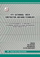 14th Sustainable Green Construction and Nano-Technology