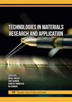 Technologies in Materials Research and Application