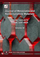 Journal of Metastable and Nanocrystalline Materials Vol. 38