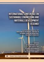 International Conference on Sustainable Engineering and Materials Development (ICSEMD)