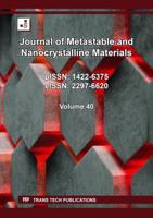 Journal of Metastable and Nanocrystalline Materials Vol. 40