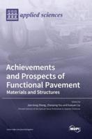 Achievements and Prospects of Functional Pavement