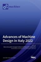 Advances of Machine Design in Italy 2022