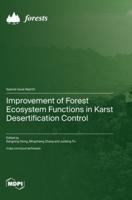 Improvement of Forest Ecosystem Functions in Karst Desertification Control
