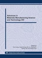 Advances in Materials Manufacturing Science and Technology XIV