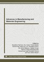 Advances in Manufacturing and Materials Engineering (ICAMME)