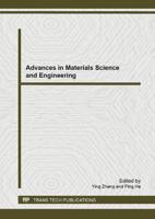 Advances in Materials Science and Engineering