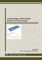 Leading Edge of Micro-Nano Science and Technology