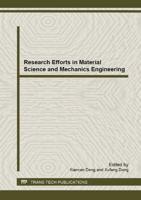 Research Efforts in Material Science and Mechanics Engineering