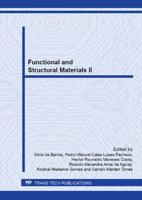 Functional and Structural Materials II