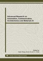 Advanced Research on Automation, Communication, Architectonics and Materials III