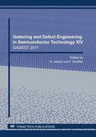 Gettering and Defect Engineering in Semiconductor Technology XIV
