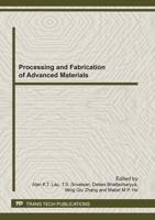 Processing and Fabrication of Advanced Materials