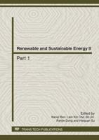 Renewable and Sustainable Energy II