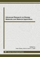 Advanced Research on Energy Materials and Material Application