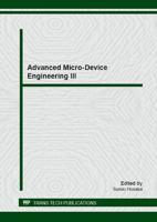 Advanced Micro-Device Engineering III