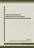 Advanced Design and Manufacturing Technology II