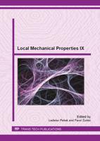 Local Mechanical Properties IX