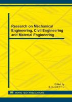 Research on Mechanical Engineering, Civil Engineering and Material Engineering