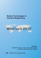 Modern Technologies in Industrial Engineering