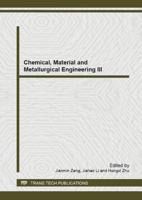 Chemical, Material and Metallurgical Engineering III