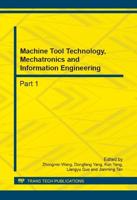 Machine Tool Technology, Mechatronics and Information Engineering