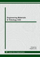 Engineering Materials & Tribology XXII