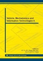 Vehicle, Mechatronics and Information Technologies II