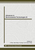 Advances in Environmental Technologies III