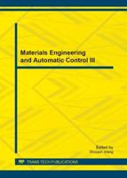 Materials Engineering and Automatic Control III