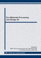 Eco-Materials Processing and Design XV