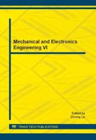 Mechanical and Electronics Engineering VI